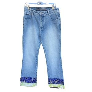 Women's Straight Leg Jeans - Blue